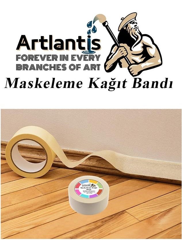 Artlantis Masking Tape Paper Tape 38 mm 25 Meters 3 Painting Tapes  - Image 3