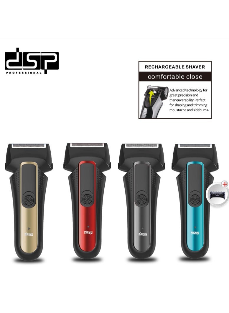 دي اس بي ماكينة حلاقة رجالية DSP قابلة لإعادة الشحن، ماكينة حلاقة قوية للرجال، شحن لمدة 8 ساعات - Image 2