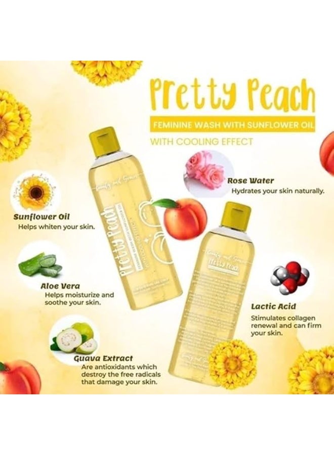Pretty Peach Feminine Wash 150ML - Image 3