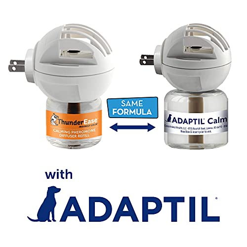 ThunderEase Dog Calming Pheromone Diffuser Kit | Powered by ADAPTIL | Vet Recommended to Relieve Separation Anxiety, Stress Barking and Chewing, and the Fear of Fireworks and Thunderstorms (60 Day Sup - Image 3