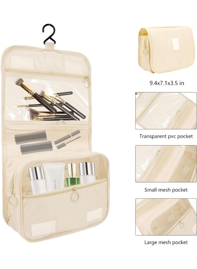 10 Set Packing Cubes for Travel, Lightweight Suitcase Luggage Organizer Bags, Travel Essentials Packing Organizers for Luggage, Packing Cubes for Carry On Suitcase in 4 Sizes with Shoe Bag, Cream  - Image 4