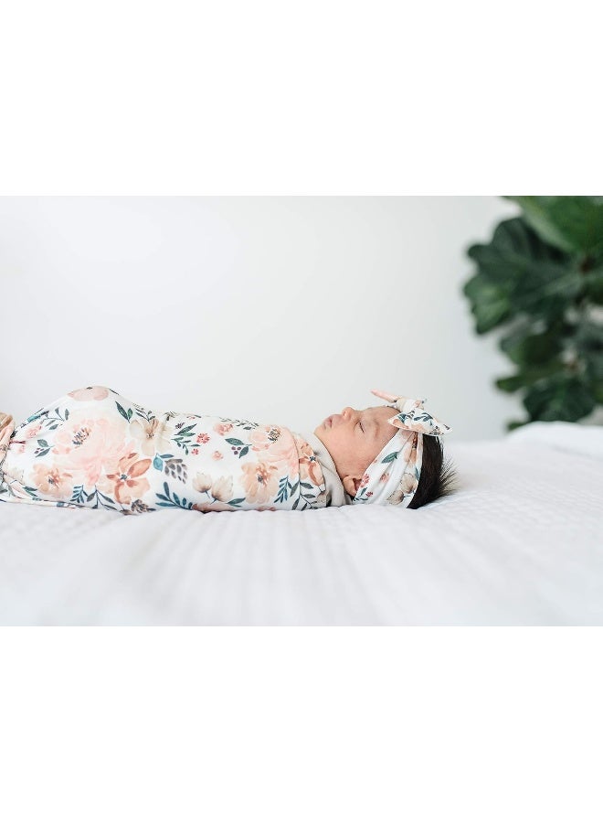 Copper Pearl Copper Pearl Baby Bows: Stylish Headbands for Baby Girls, Premium Soft and Stretchy Baby Headbands, Perfect for Newborns, Trendy Designs - Autumn  - Image 4