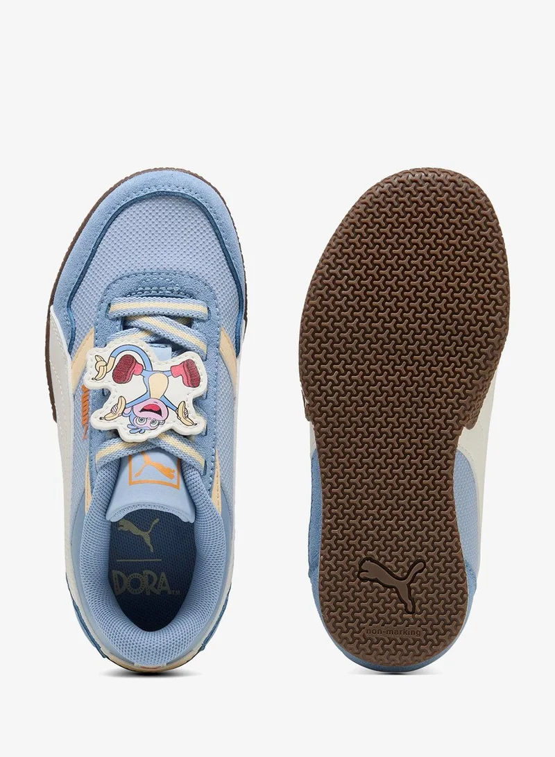 Puma Chambray Blue-PUMA White Kids Bella Donna Sd Dora Ac Ps for Women | Best Price UAE