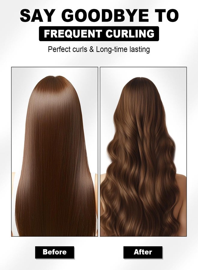 WEEYUM Curling Wand 1 1/2 Inch,Big Wand Curling Iron 1.5 inch Professional for Beach Wave,Clamp Free Curling Wand for Quick Styling. - Image 2