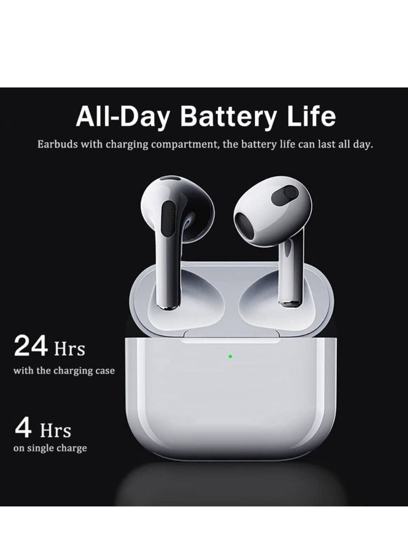 Wireless Headphones,Wireless Bluetooth 5.3 Earbuds,3D HiFi Stereo Noise cancelling headphones,30H Playtime Bluetooth Headset with Quick Charge Case,IPX7 Waterproof Earphones for iphone/Android/Samsung - Image 2