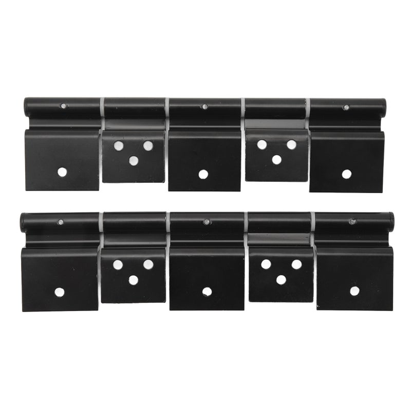 2 Pcs RV Entry Door Friction Hinge Metal Smooth Operation High Strength Black Easy Installation for 5th Wheel Trailer Motorhome - Image 1