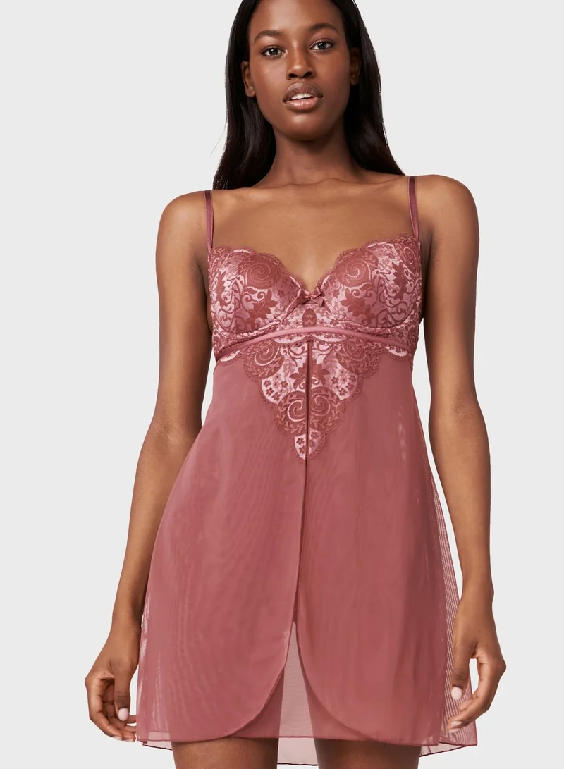 La Vie en Rose Estelle Mesh Babydoll