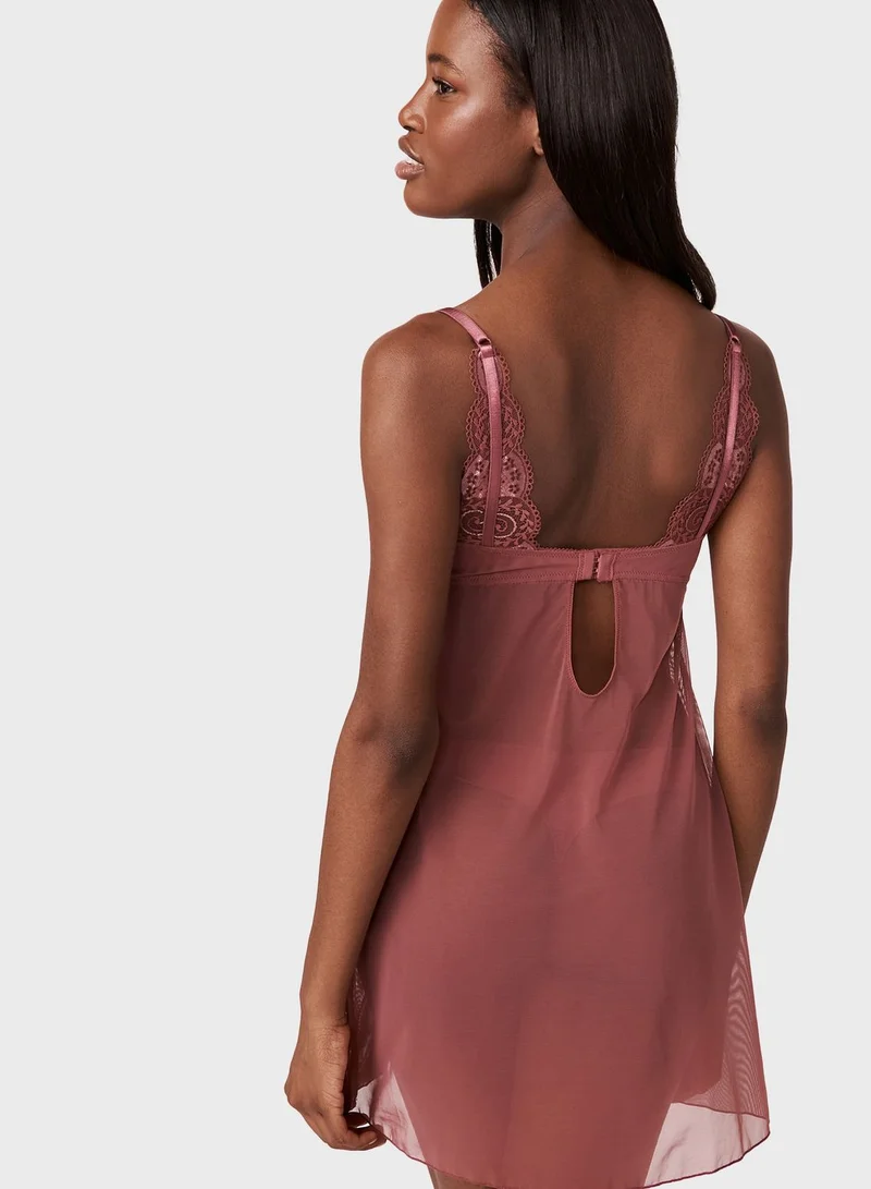La Vie en Rose Estelle Mesh Babydoll