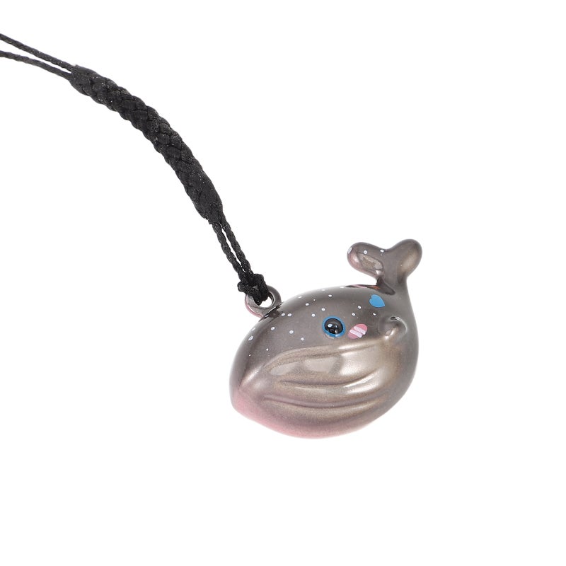 Whale Bell Phone Charm Cute Cartoon Keychain Gradient Color Windchimes Pendant For Women Girls Handbag Decorations Garden Yard Decor - Image 4