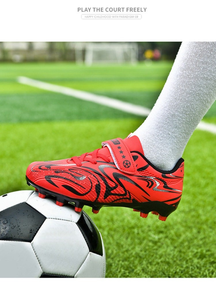 SKT Shiketro Men's soccer cleats for outdoor indoor professional youth boys soccer cleats unisex soccer cleats. - Image 3
