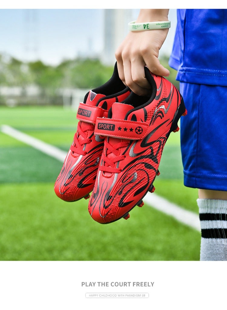 SKT Shiketro Men's soccer cleats for outdoor indoor professional youth boys soccer cleats unisex soccer cleats. - Image 4