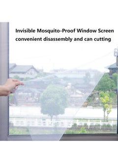 RATSAW 2 Pack 1.5m 1.3m Fly Screen Nets Insect Bug Fly Mosquito Window Mesh Screen with 2 Rolls Tapes DIY Mosquito Net for Window Kitchen Window Net Mesh Screen Mosquito Mesh Curtain Protector  - Image 4