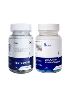 Formen Formen Testosterone Support Supplement For Men 60 Capsules And Formen Shilajith+ Ashwagandha Tablets For Men 30 Tablets 