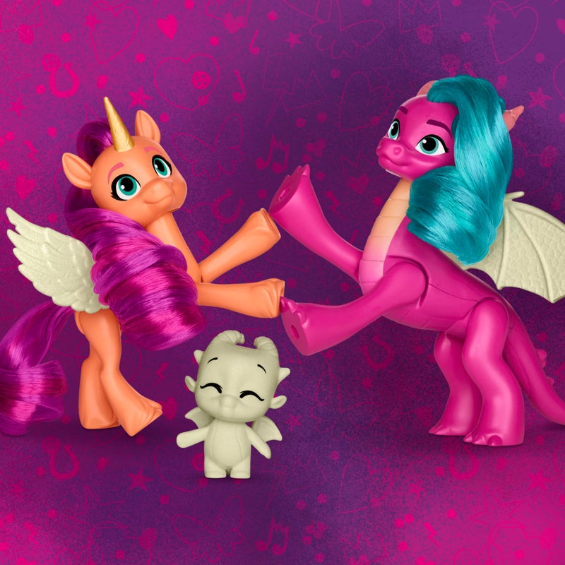 My Little Pony: Tell Your Tale Dragon Light Reveal, 3 Glow in The Dark Dolls, 3-Inch Scale Toys for Girls and Boys Ages 4+ - Image 4