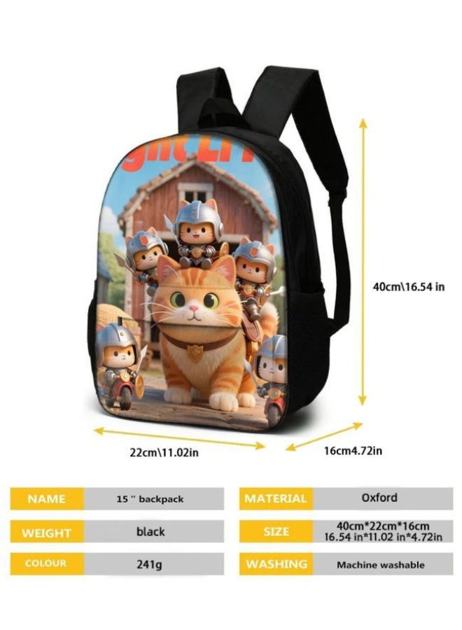 Bright Li Fire Cartoon bag three-piece set, easy to deal with various occasions (available for students, children, friends on outings, mountain climbing, schooling, etc.) | Shoulders + handbags + stationery bags | Back to school season/festival gifts - 24 - Image 5