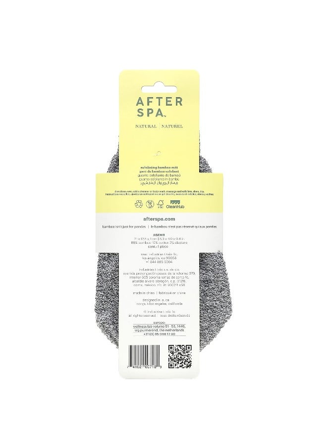 afterspa - AfterSpa, Exfoliating Bamboo Mitt, 1 Mitt - Image 1