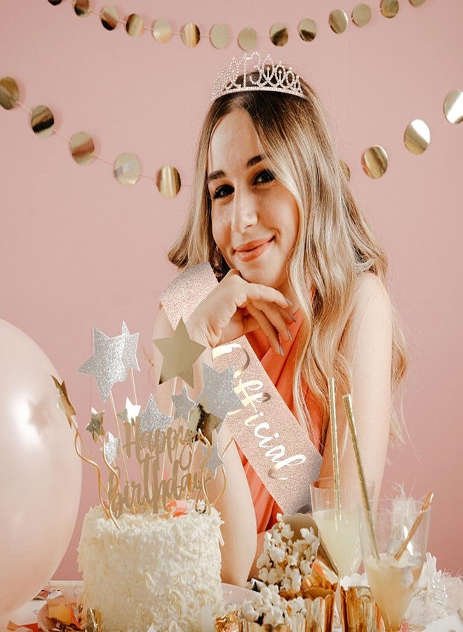 Semato 13th Birthday Decorations for Girls 13th Birthday Sash and Crown Gifts for Girls - Image 4