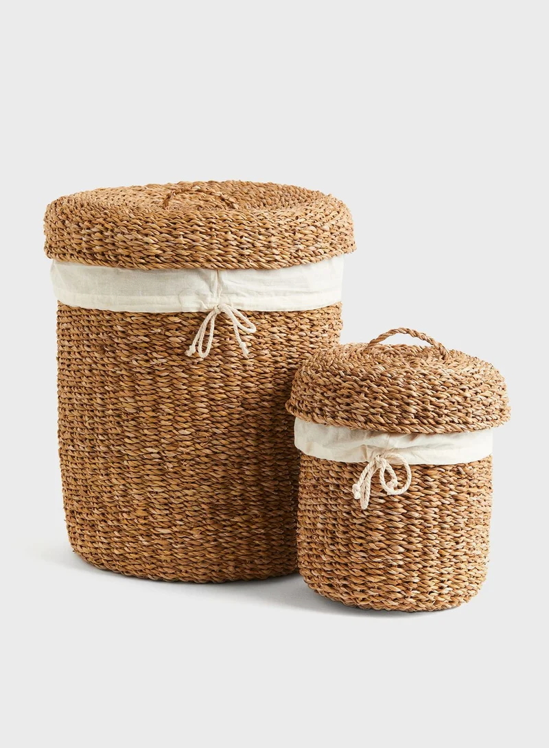 H&M Seagrass Laundry Basket