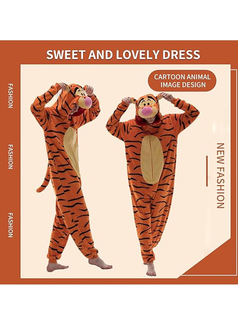 Snug Fit Unisex Adult Onesie Pajamas, Cosplay Animal One Piece  Costume Sleepwear Homewear  - Image 5