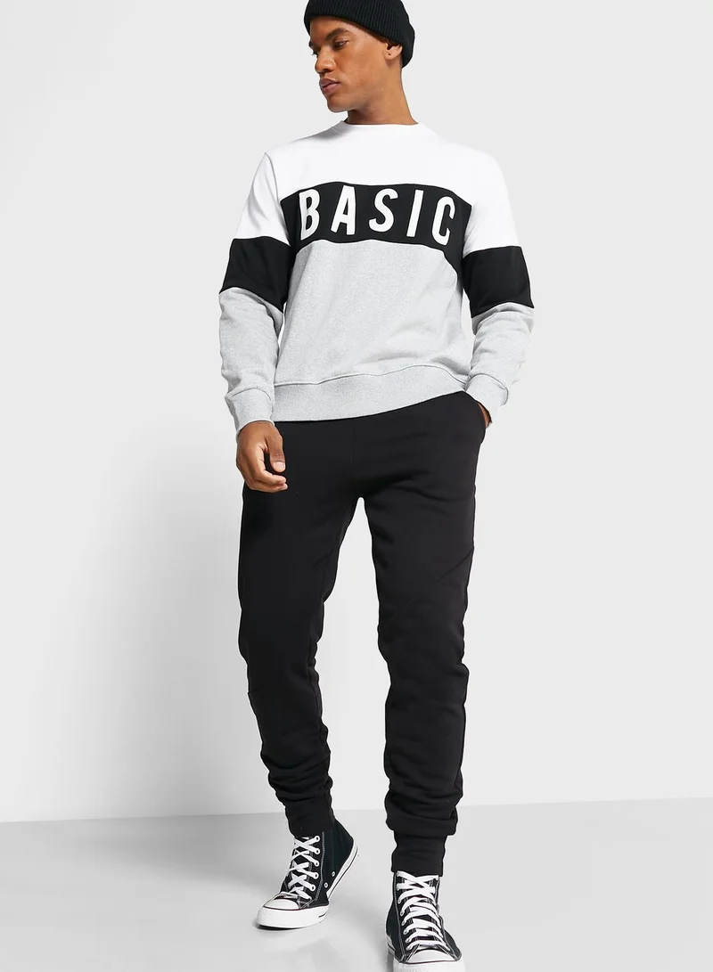 Seventy Five Basic Colourblock Sweater
