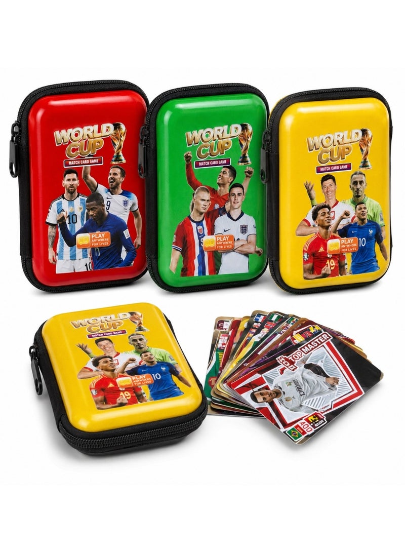 First Choice Football Player Card Binder with World Championship Collectible Card Set – Durable Zippered Case for Kids – First Choice Premium Edition - Image 1