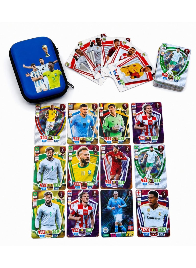 First Choice Football Player Card Binder with World Championship Collectible Card Set – Durable Zippered Case for Kids – First Choice Premium Edition - Image 3