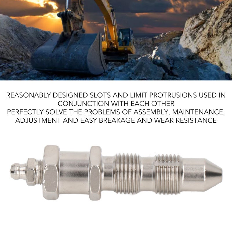 Grease Valve: Stainless Steel - High Performance OEM Replacement with Easy Plug-and-Play Installation, Rust Proof Wear Resistant for Komatsu PC200 PC120 PC60 PC300 Excavators - Image 4