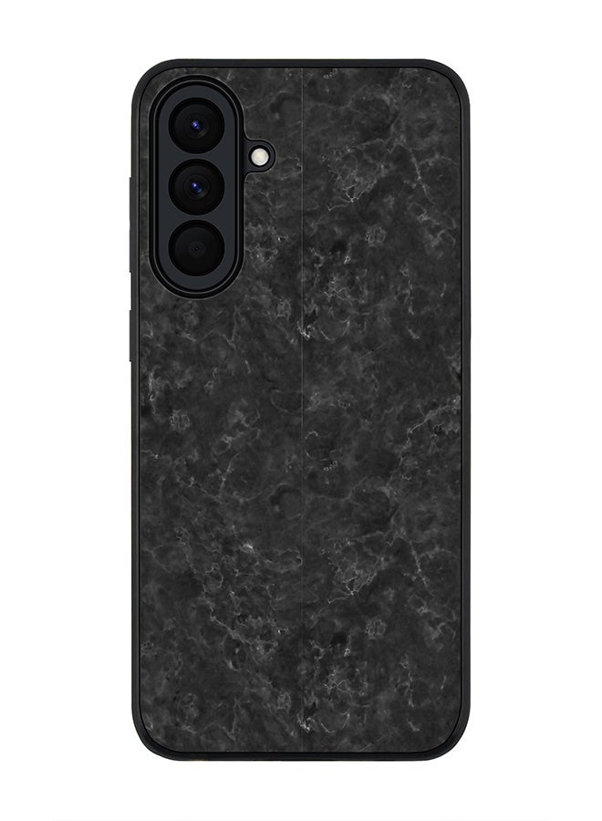 Stylizedd For Samsung Galaxy A57 Case,Slim fit Camera Protection, Shockproof Thin Phone cover  - Marble Texture Black - Image 1
