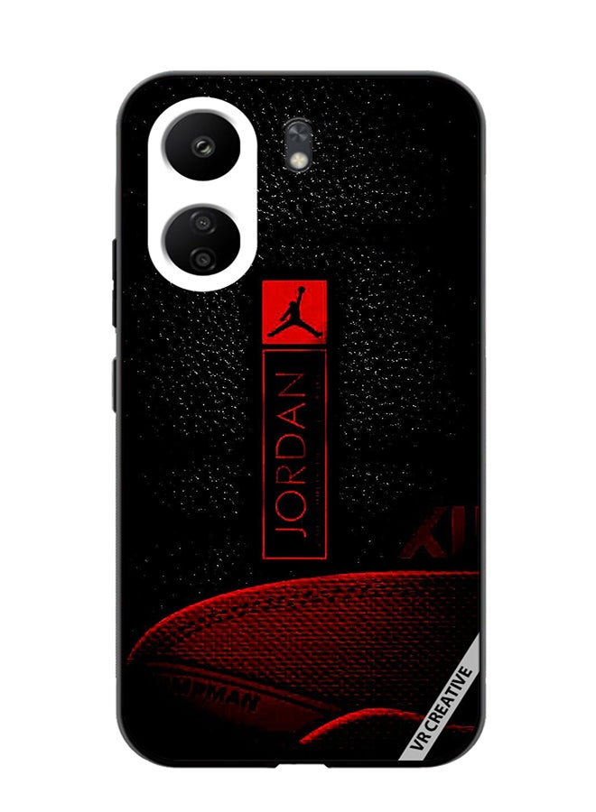 VR CREATIVE Protective Case Cover For Xiaomi Redmi 13C Jordan Design Multicolour - Image 1