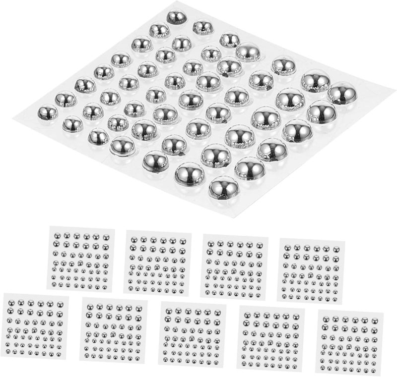 MINAOLULUS 20sheets Stickers for Face Eye Gems for Makeup and Nail Art Crafts Adhesive for Festivals Parties and Projects - Image 5