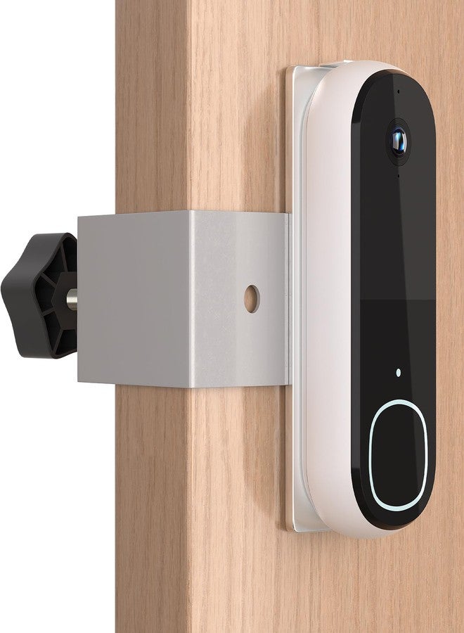 Aaeytby Anti-Theft Video Doorbell Mount Compatible with Arlo Wireless Video Doorbell, Not Block Doorbell Motion Sensor, Adjustable Mounting Bracket Accessories for Houses/Apartments/Businesses/Rentals-White - Image 1
