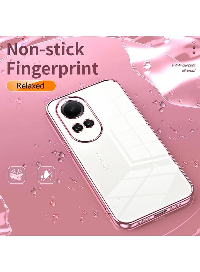 S-TOP Case For OPPO Reno10 / Reno10 Pro 5G Global Transparent Plating Fine Hole Phone Case - Image 4