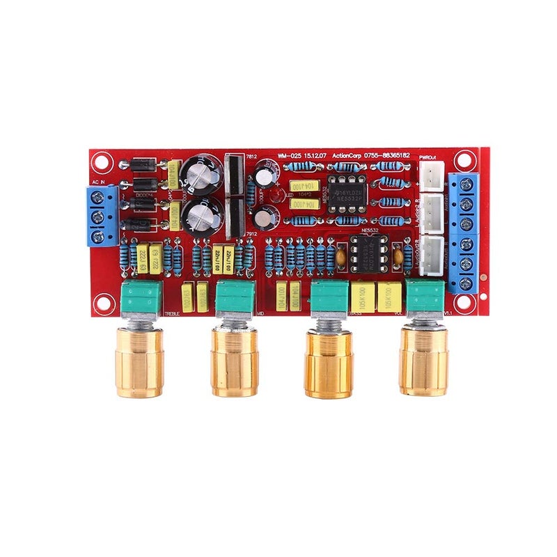 NE5532 مكبر صوت HiFi مسبق لوحة تحكم جاهزة طقم 12V مضخم OPAMP لموسيقى المنزل - Image 5