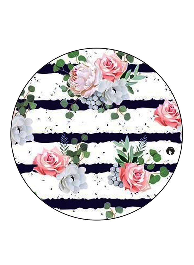 RKN Flowers Printed Mouse Pad  Multicolour