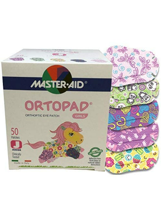 Master Aid Ortopad® Girls Eye Patches Junior - 50 pcs