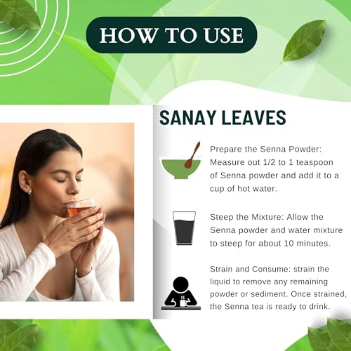 Brijbooti Senna Leaf 200g | Sanay Leaves | Sonamukhi Patta | Sanay Patti | Alexandrina | Cassia Angustifolia | Pure & Natural - Image 3