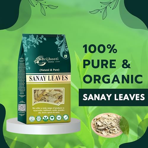 Brijbooti Senna Leaf 200g | Sanay Leaves | Sonamukhi Patta | Sanay Patti | Alexandrina | Cassia Angustifolia | Pure & Natural - Image 4