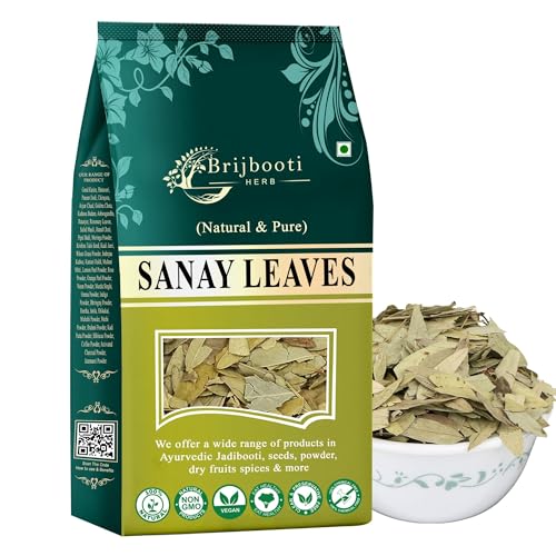 Brijbooti Senna Leaf 200g | Sanay Leaves | Sonamukhi Patta | Sanay Patti | Alexandrina | Cassia Angustifolia | Pure & Natural - Image 1