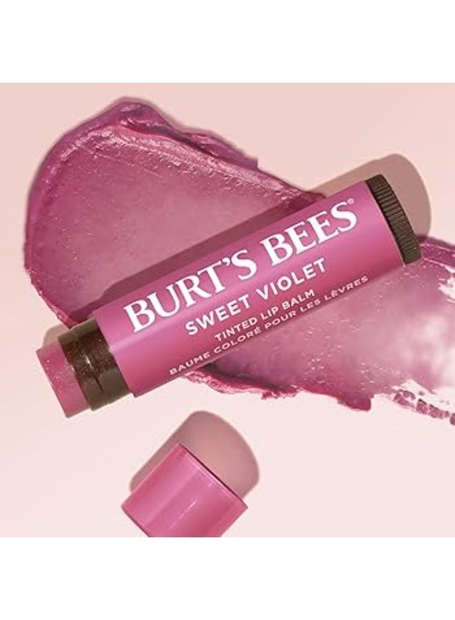 Burt's Bees Tinted Lip Balm 4.25g Sweet Violet - Image 3