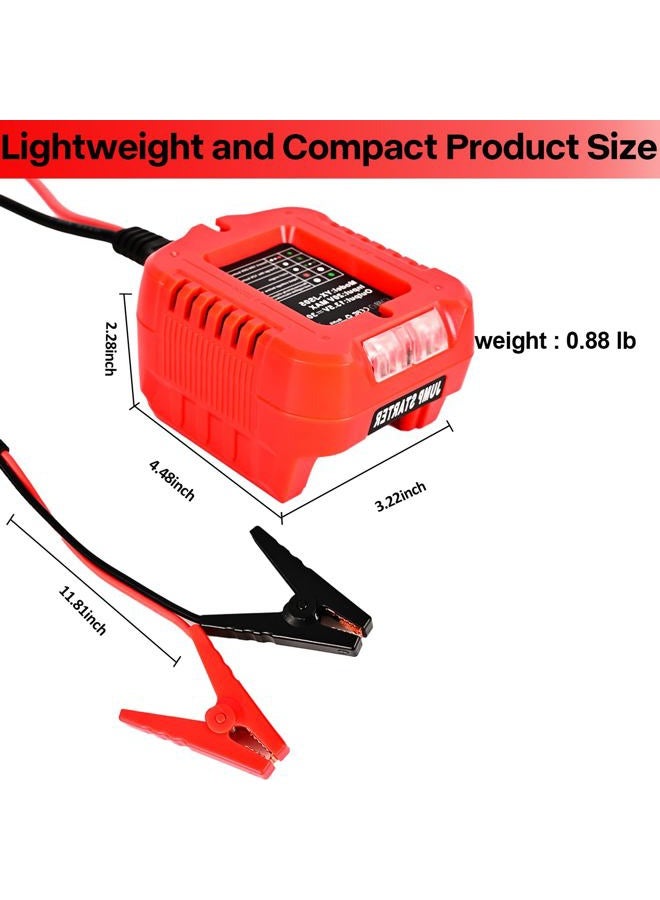 Lambrix Jump Starter Compatible with Milwaukee 18V Batteries - Portable 11AWG 1.2FT Jumper Cable Kit, Car Jump Starter for Vehicle Batteries (Battery Not Included) - Image 4