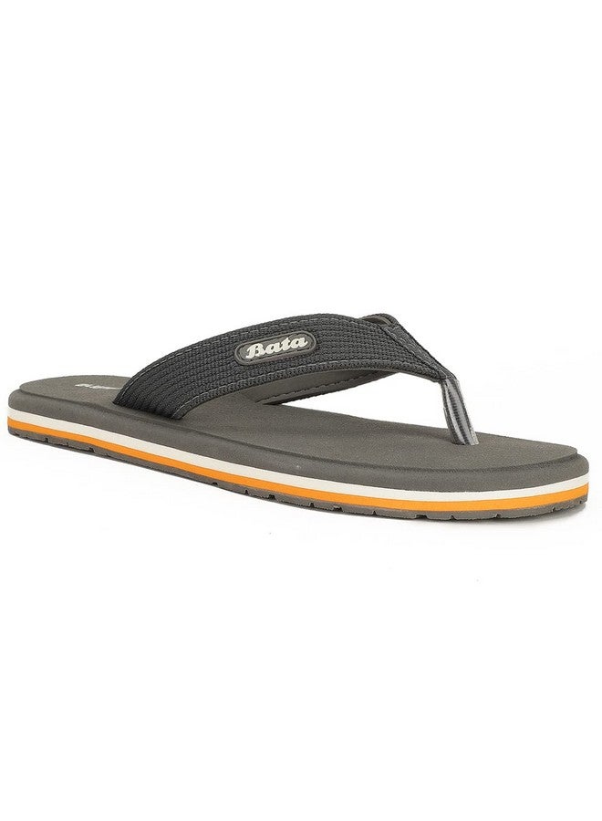 Bata Men ORTHORISE Grey Flip Flops, Size- 7 - Image 1