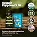 Gya Labs Organic Peppermint Essential Oil 034 Fl Oz for Skin Hair Diffuser Aromatherapy DIY Candle Making Scents - Image 4