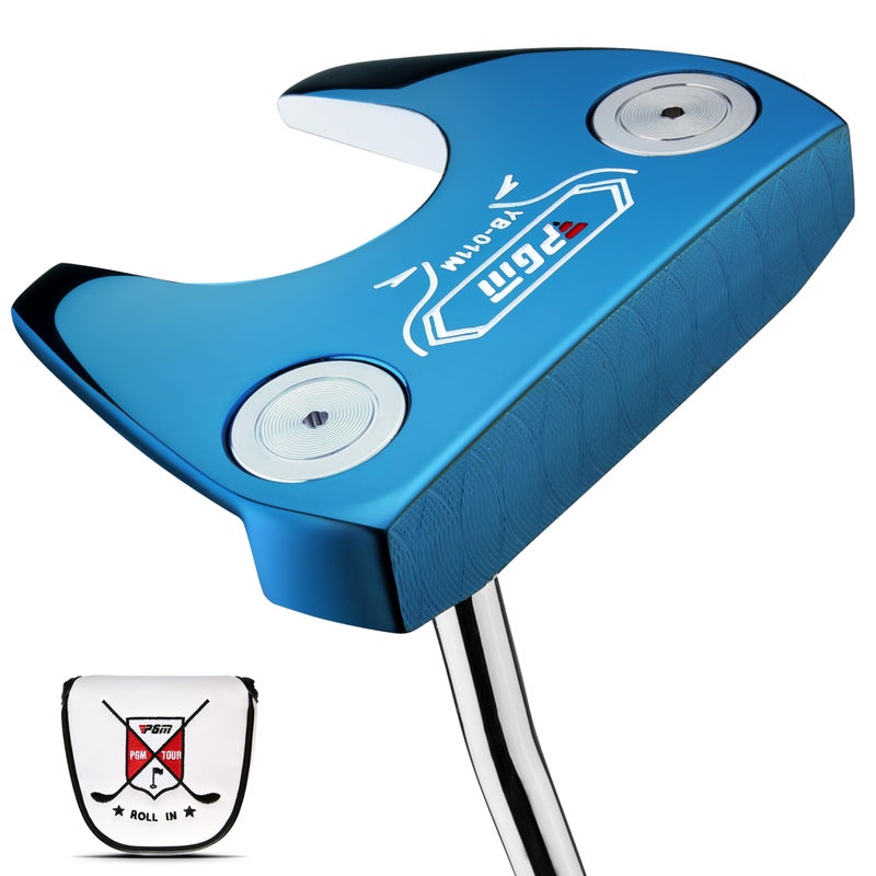 PGM TUG024 CNCâ€‘Milled Lowâ€‘CG Golf Putter with Alignment Line & Oversized Grip â€“ Tungsten Counterweight, Stainless Shaft, Menâ€™s Rightâ€‘Handed - Image 1