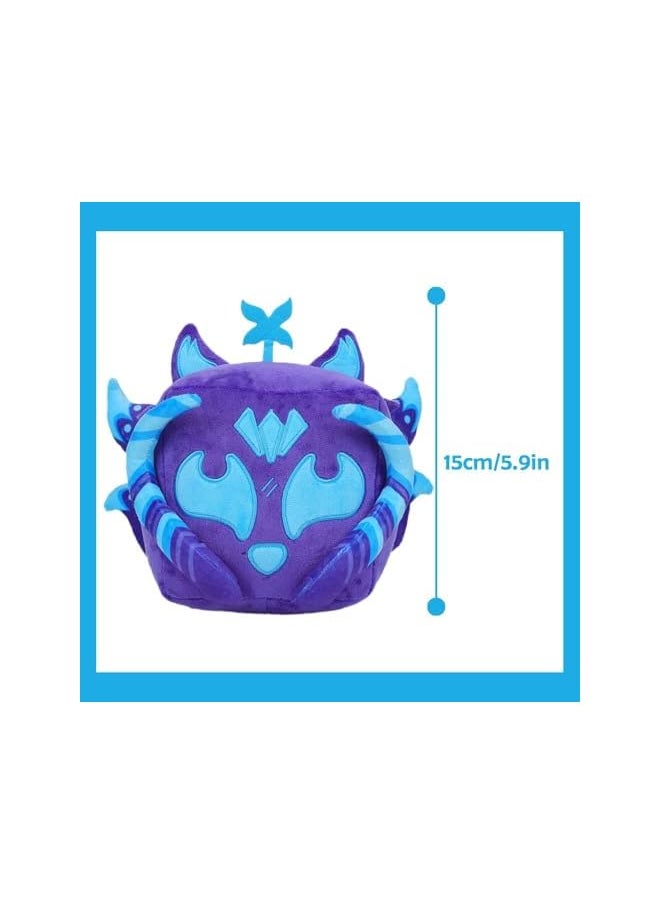 The Bros Mystery Fruit Collectible Plush, Gensly for Blox Plush Toys, Fruits Kitsune Plush Dolls, Soft Fruits Hugging Plush Pillow Toy Video Game Soft Pillow Collectible Gifts for Kids Aldults Birthday  - Image 2