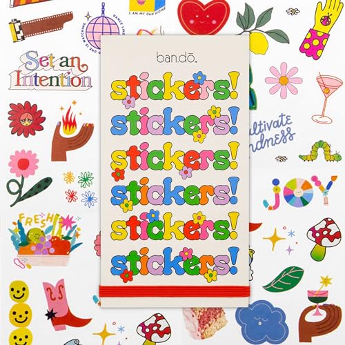ban.do Sticker Book with Over 700 Assorted Stickers and 35 Sheets with Fun/Colorful/Aesthetic Pack for Scrapbooking Planners or Journals, Issue 9 - Image 1