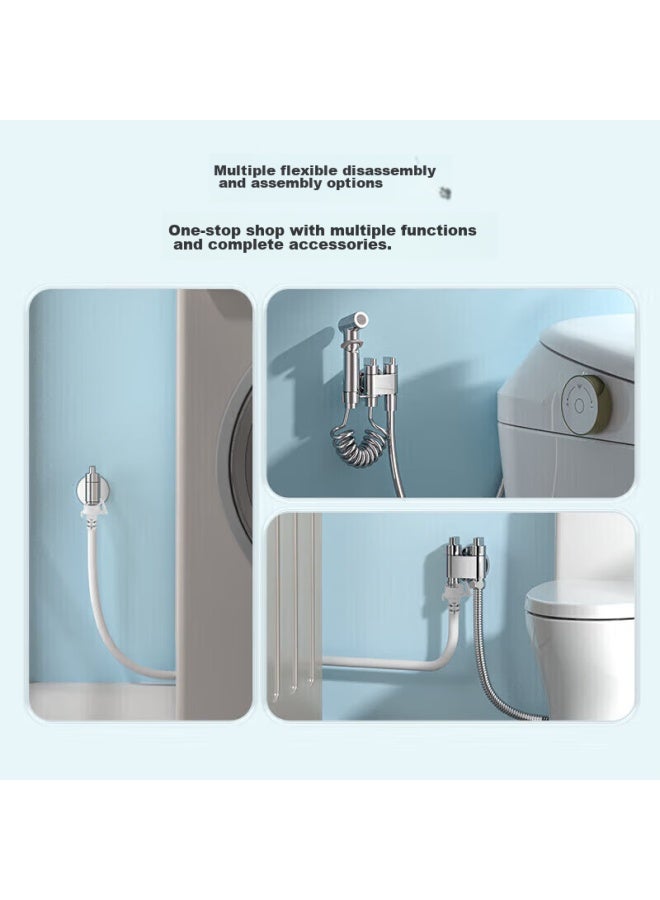 Jomoo Washing Machine Quick-open Faucet, Copper Alloy Chrome-plated, 1/2 Inch Quick Connect, Automatic Water Stop, Built-in Water Stop Device, Angle Valve, 74093 - Image 2