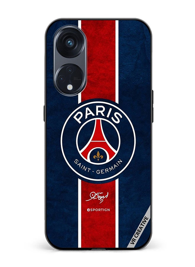VR CREATIVE Protective Case Cover For Oppo Reno8 T 5G Paris Saint Germain Design  Multicolour - Image 1