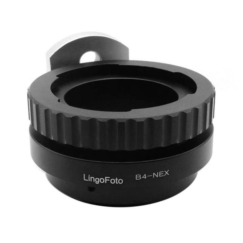 LingoFoto B4NEX Lens Adapter Ring for B4 23 Mount Lens for NEX EMount Camera Metal Dual Purpose Adapter Ring Manual Focus - Image 2