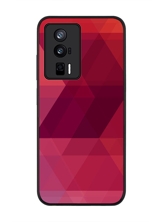 Stylizedd Rugged Black edge case for Xiaomi Poco F5 Pro 5G / Xiaomi Redmi K60 / Xiaomi Redmi K60 Pro Slim fit Soft Case Flexible Rubber Edges Anti Drop TPU Gel Thin Cover - Three Berries - Image 1