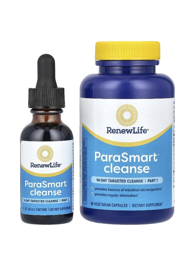 Renew Life - Renew Life, ParaSmart Cleanse, 14-Day Targeted Cleanse, 2-Part - Image 1
